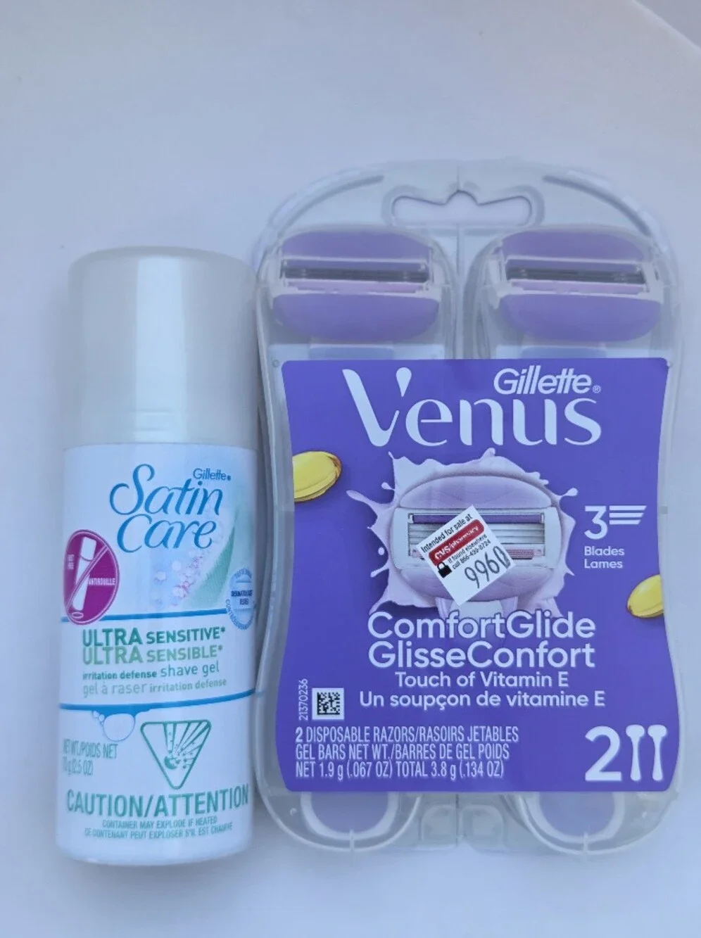 Lavender Self Care Care Package Olay Venus Satin Care Neutrogena + More